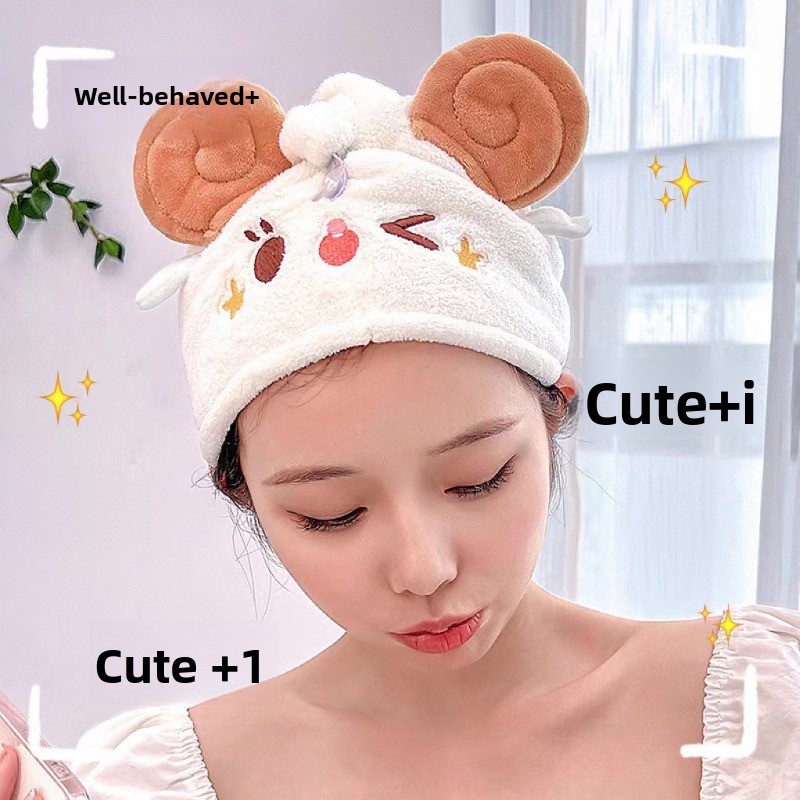 Hair Turban Towel - Schattige Kawaii schapen haar droogkap, super