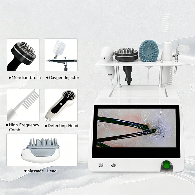 Hair Care Wella - 12-inch desktop-huidverzorgings- en haarfollikeldetector, meridiaanmassage- en