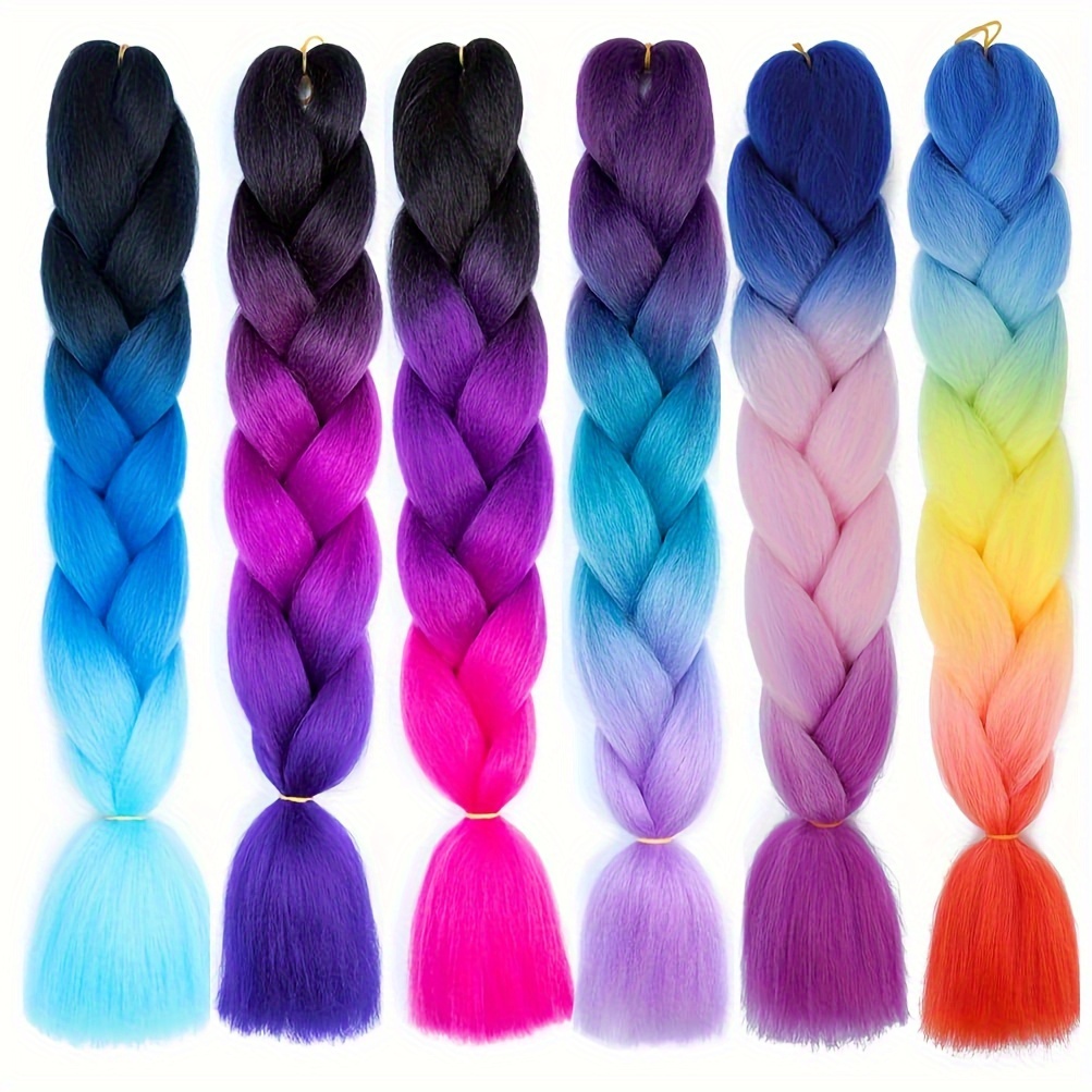 Braiding Hair Kanekalon - 6 stuks 24 inch jumbo vlechten