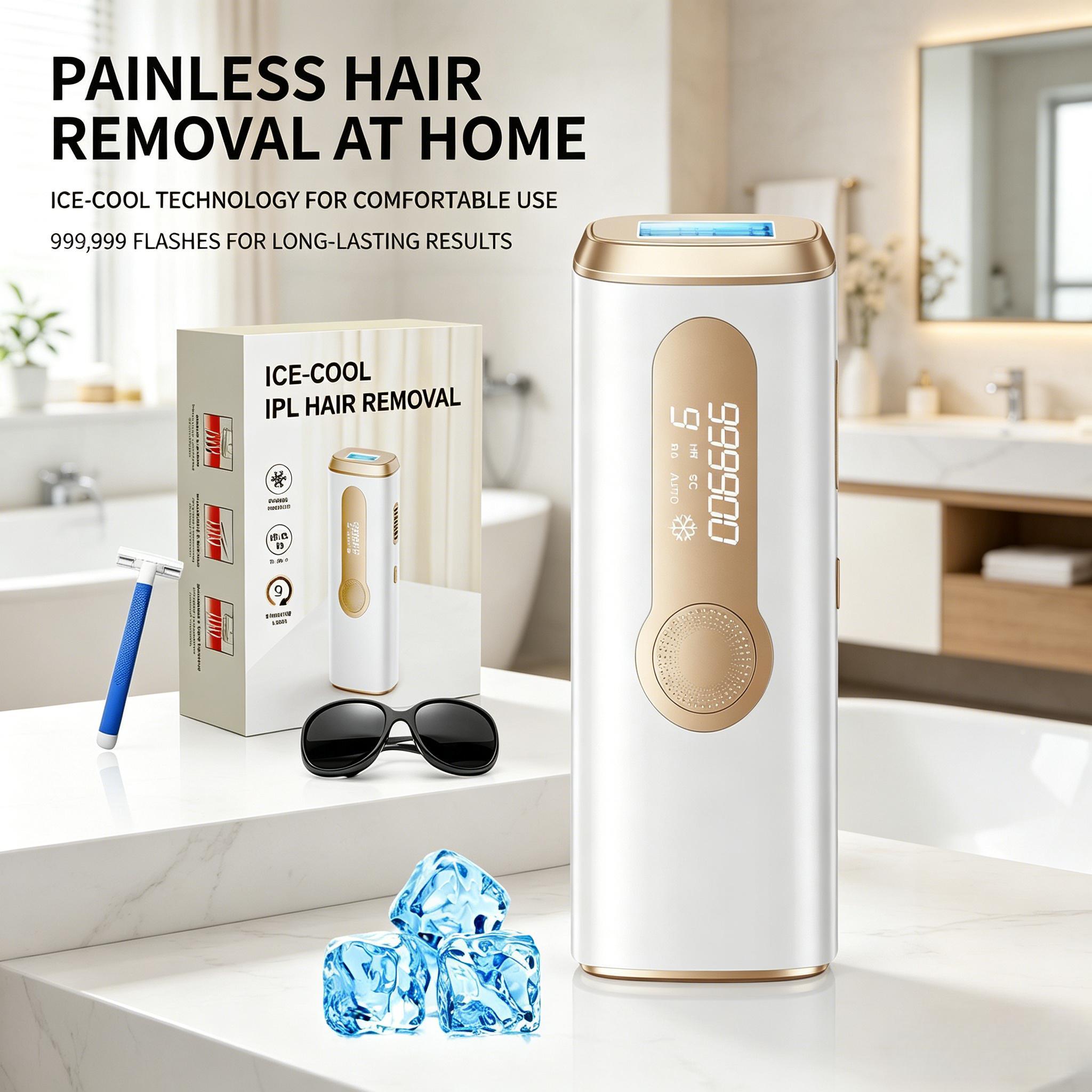 Hair Care Homemade - IPL-apparaat voor gezichts- en lichaamsverzorging, ontharing,
