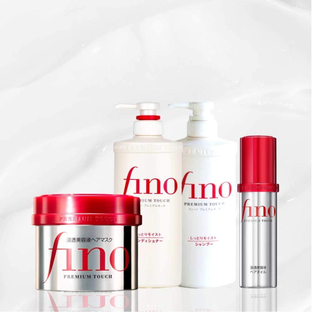 Hair Care For Dry And Frizzy Hair - Fino Hair Care Shampoo Conditioner Haarmasker