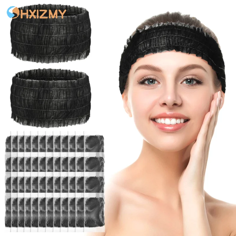 Hair Care Journey - 100 Stuks Wegwerp Hoofdbanden Niet-geweven Spa