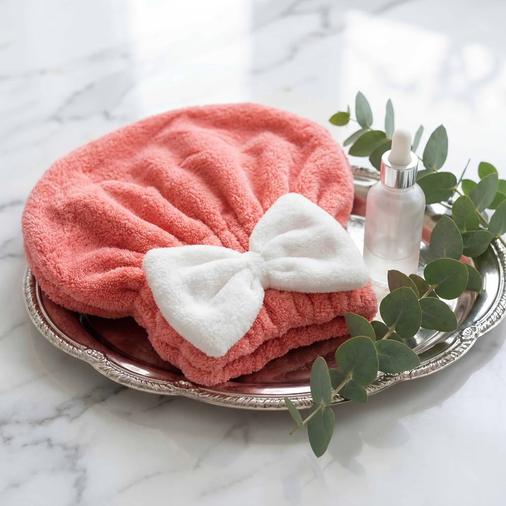 Hair Turban Towel - Microvezel haar droogkap, snel drogende haarhanddoek,