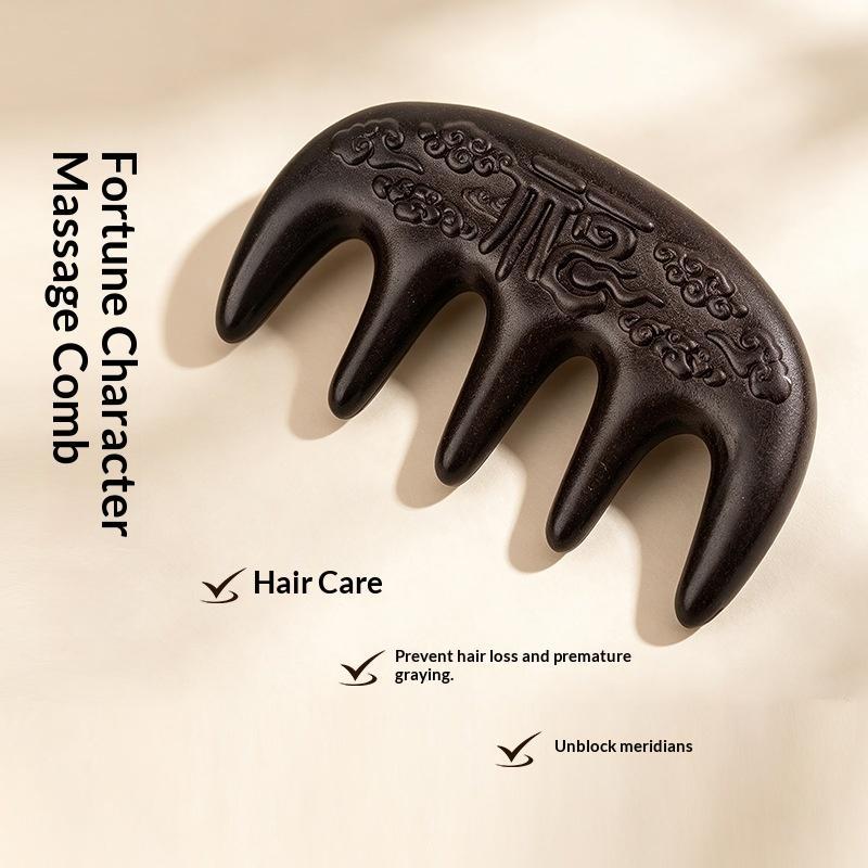 Hair Care Wella - Natuurlijke kruiden hoofdmassageborstel haarverzorgingstool traditionele hoofdrelaxatieborstel