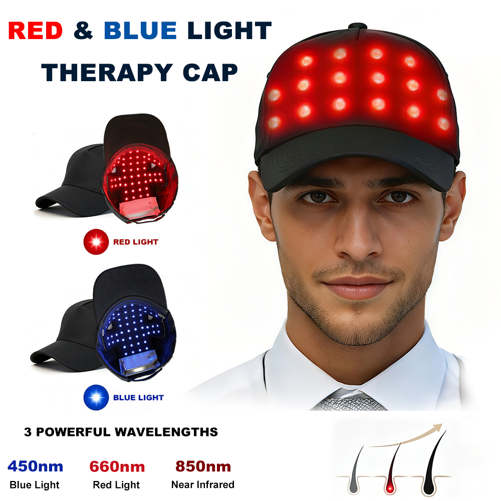 Hair Care Routine - LED-haarverzorgingskap met rood 660nm blauw 450nm