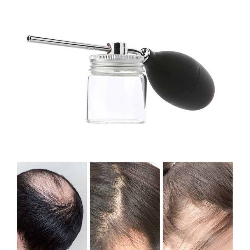 Hair Care Products - Hervulbare kapperpoedersprayfles Haarversterkende vezelapplicator Talkpoederblazer Puffer