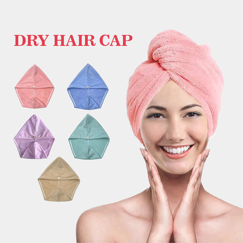 Hair Turban Towel - Microfiber haarhanddoekwikkel voor dames, douche spa