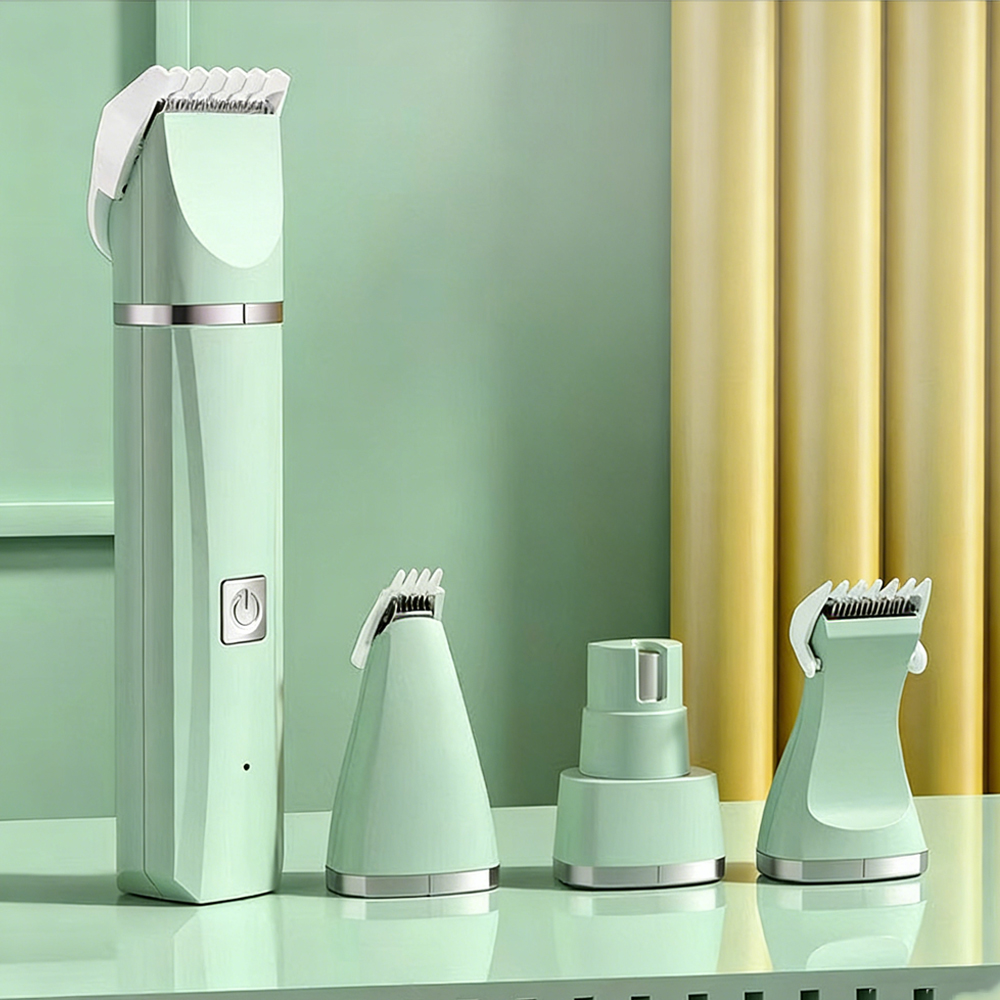 Hair Care Routine - 4-in-1 Honden Trimmer Set met 4