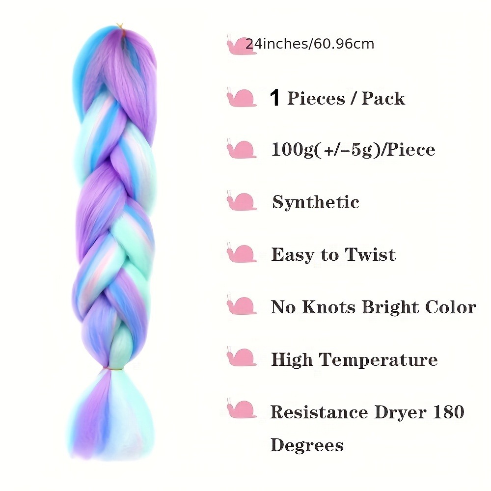 24 inch lang synthetisch vlech - Braiding Hair Kanekalon recensie en prijs