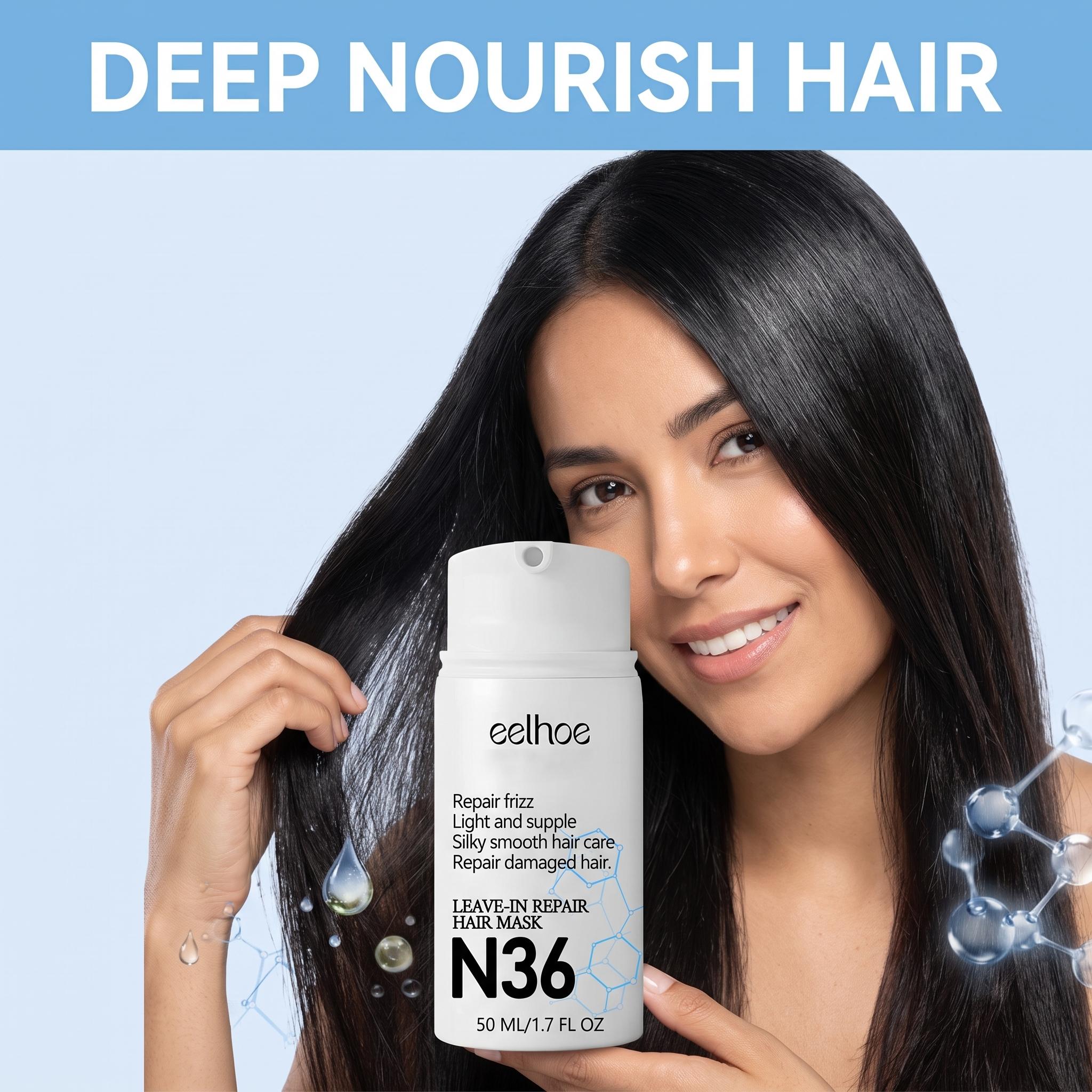 Leave-in reparatie haar masker - Hair Care For Dry And Frizzy Hair recensie en prijs