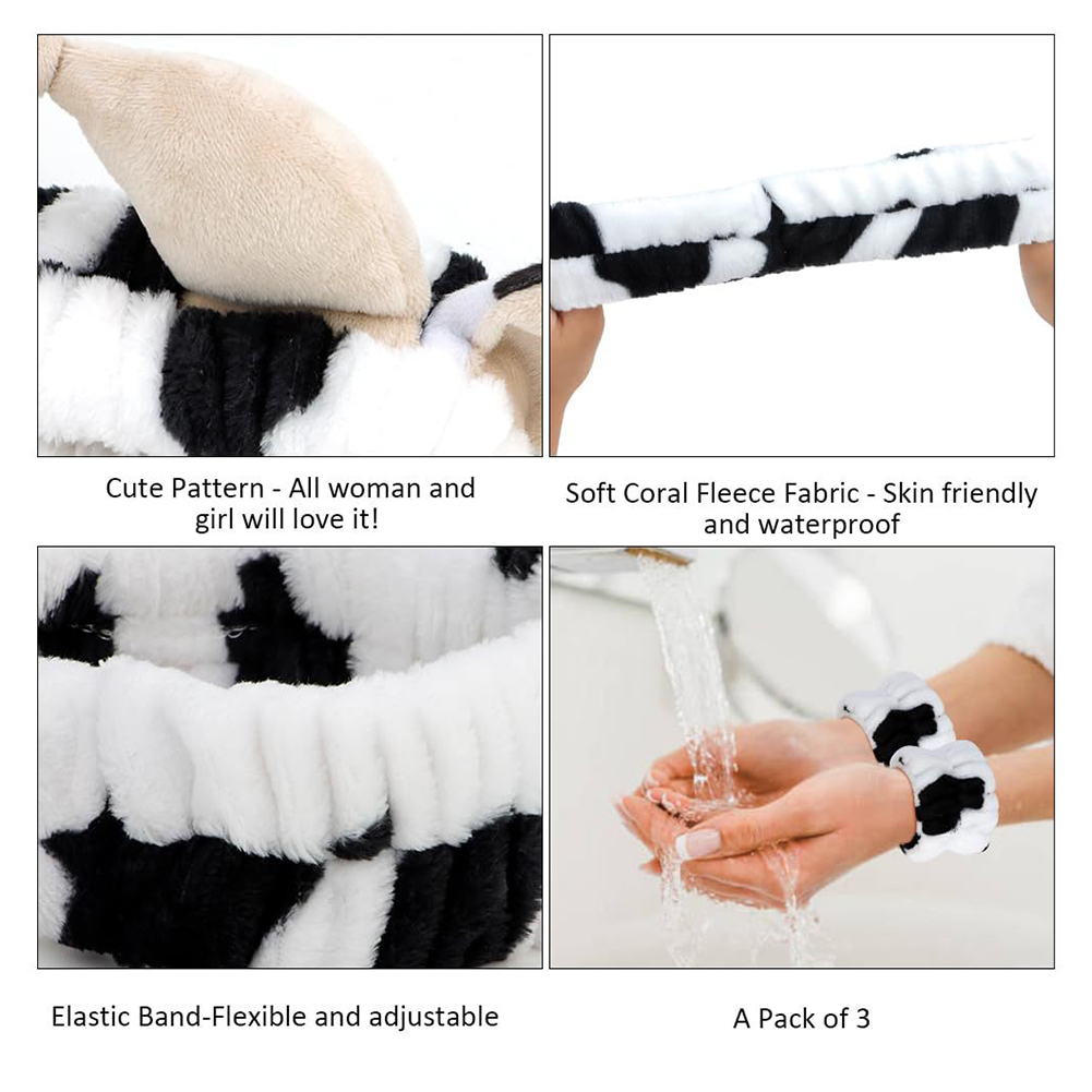 4 stks 3D Koe Hoofdband Super  - Hair Care Routine recensie en prijs