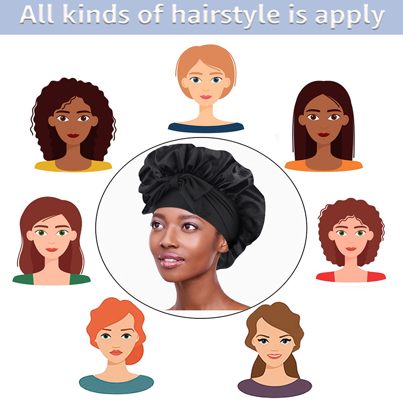 Nieuwe Satijnen Slaapmuts Voor - Hair Care China recensie en prijs