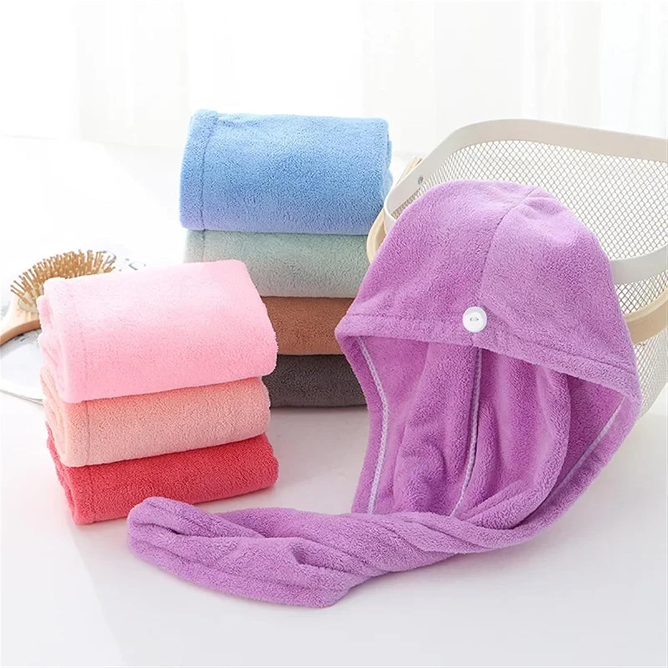 1PC Coral Fleece Haarhanddoek  - Hair Turban Towel recensie en prijs