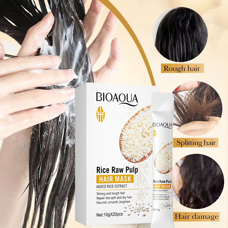 Rijst Magisch Keratine Haarmas - Hair Care For Dry And Frizzy Hair recensie en prijs