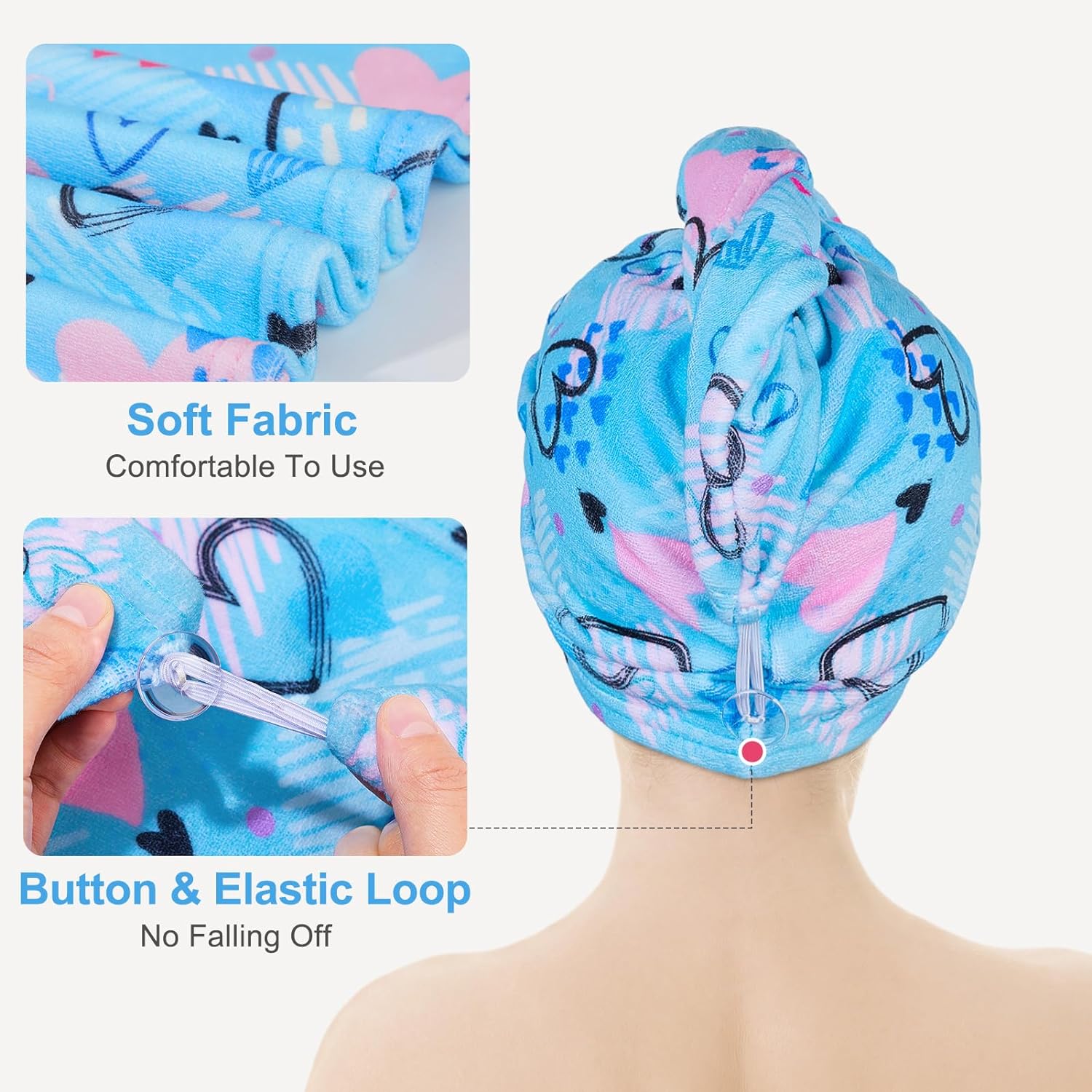 1 stuks waterabsorberende, sne - Hair Turban Towel recensie en prijs