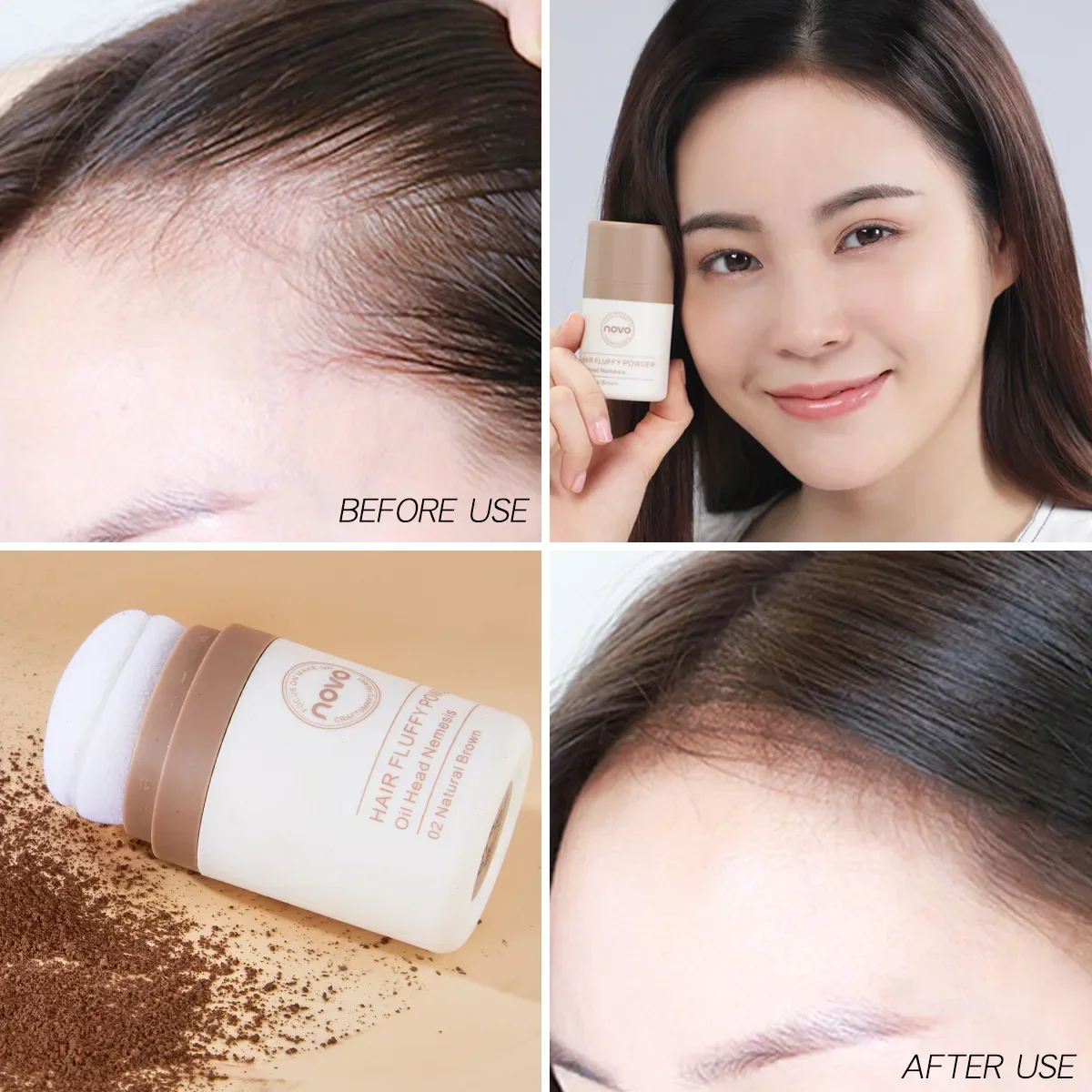 Novo Hair Pluffy Powder - Oil  - Hair Care Products recensie en prijs