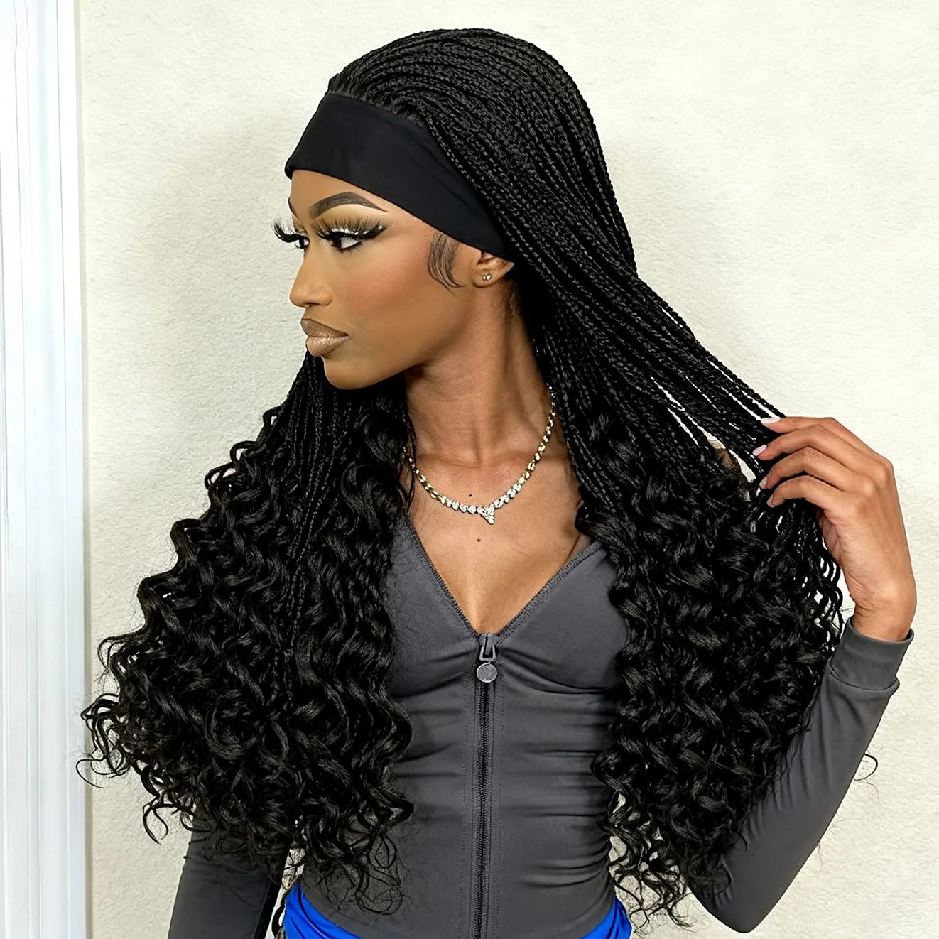 Hoofdband gevlochten pruik Syn - Braiding Hair Kanekalon recensie en prijs