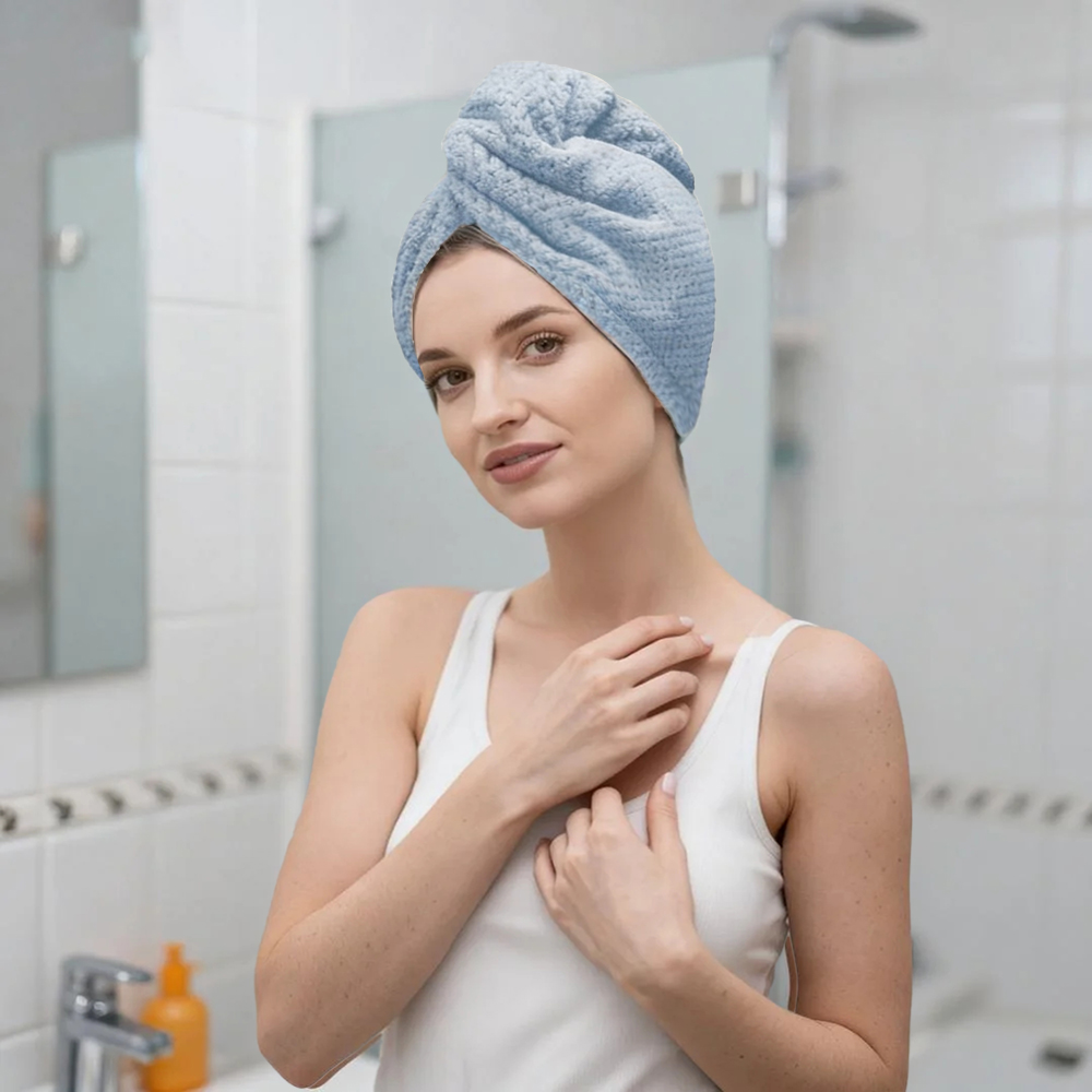 Handdoek voor droog haar voor  - Hair Turban Towel recensie en prijs