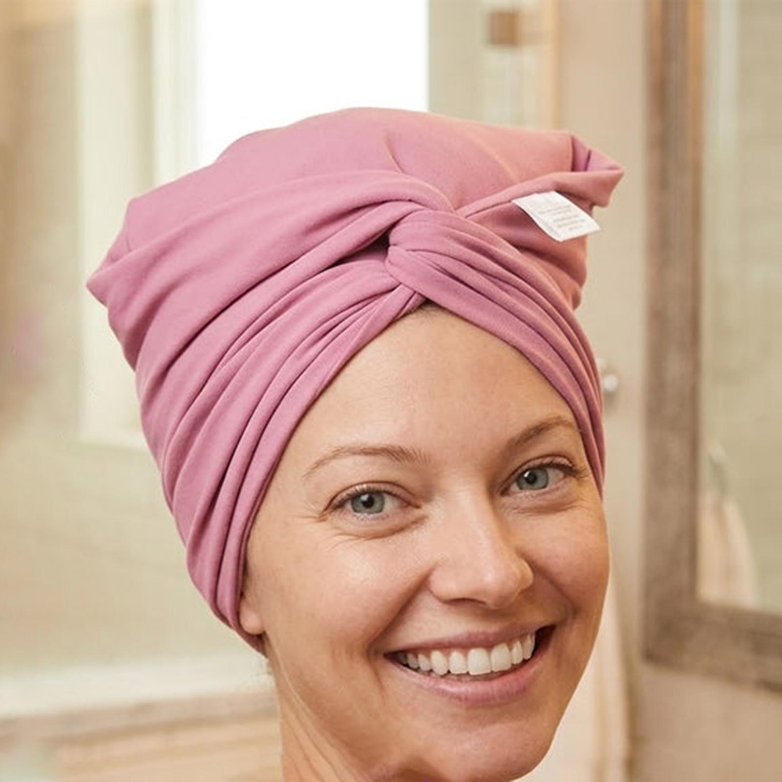 Zachte absorberende haar turba - Hair Turban Towel recensie en prijs